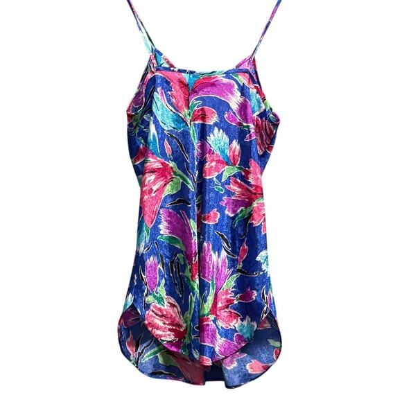 LA Intimates Multicolor Floral Sleeveless Nightgown No Size Tag Sleepwear‎ - Picture 4 of 10